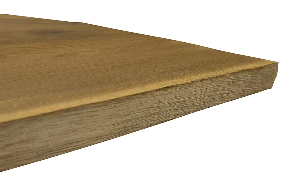European Oak Dining Room Table Top LiVe Edge Unfinished Brushed Smoked 40mm By 750mm By 1250mm 8 European Oak Dining Room Table Top LiVe Edge Unfinished Brushed Smoked 40mm By 750mm By 1250mm - Image 6
