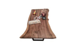 European Walnut Dining Room Table Top LiVe Edge UV Lacquered (with Resin) 35mm By 810mm By 1710mm -Wooden Flooring Elegant Shop tb032 3
