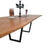 European Oak Dining Room Table Top LiVe Edge UV Lacquered (with Resin) 35mm By 1090mm By 3120mm