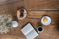 European Walnut Dining Room Table Top LiVe Edge UV Lacquered (with Resin) 35mm By 840mm By 1520mm